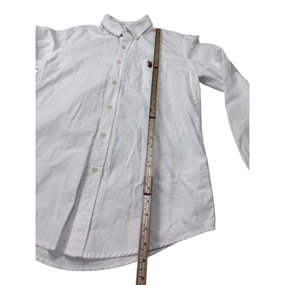 U.S. Polo Assn. Mens White Button-Down Shirt With Embroidered Logo Size S - Picture 7 of 11